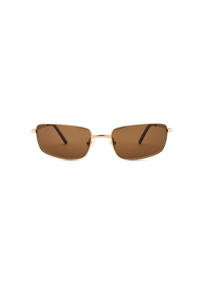 Lu Goldie Yuki Sunglasses in Brown.