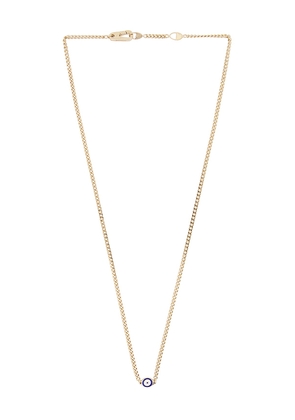 Miansai Single Blue Eye Necklace in Blue.