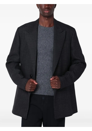 Namacheko single-breasted check jacket - Grey