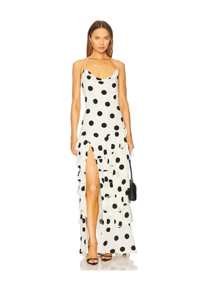 MAJORELLE Brandin Gown in Ivory. Size M. Also in S, XS, XXS.