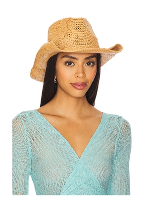 Nikki Beach Diano Cowboy Hat in Brown.