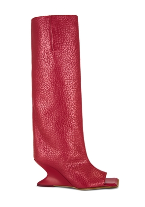 Miista Salima Open Tall Boot in Coral Open. Size 36. Also in 37.