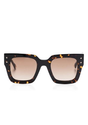 Carolina Herrera oversize-frame sunglasses - Brown