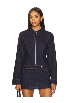 MADISON THE LABEL Anja Jacket in Blue. Size L. Also in M, S, XL/1X, XS.