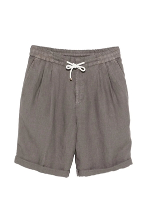 Brunello Cucinelli drawstring cuffed shorts - Brown