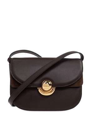 Furla mini Sfera flap cross body bag - Brown