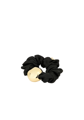 LELET NY Inara Pendant Scrunchie in Black.