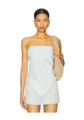 LIONESS New York Bandana Top in Blue. Size M/L. Also in S/M.