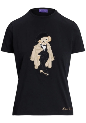 Ralph Lauren Collection Trench Polo Bear cotton T-shirt - Black