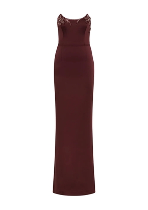 Rebecca Vallance Alora strapless embellished maxi dress - Red