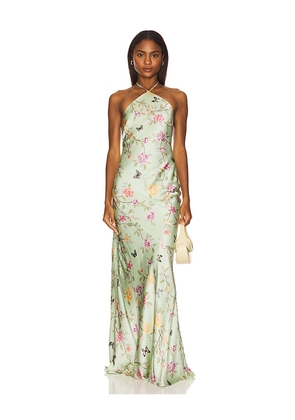 Lovers and Friends Millau Maxi Dress in Sage. Size M. Also in S, XS.