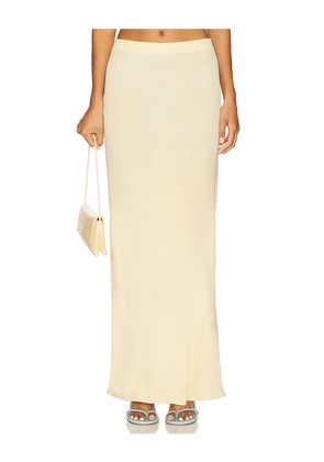 Lovers and Friends Elsy Maxi Skirt in Lemon. Size S. Also in XS, XXS.