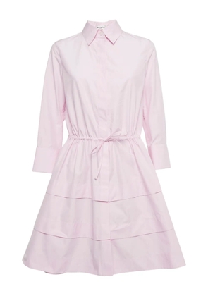 Alaïa Pre-Owned tiered button-front dress - Pink