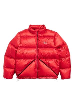 Stüssy logo puffer jacket - Red