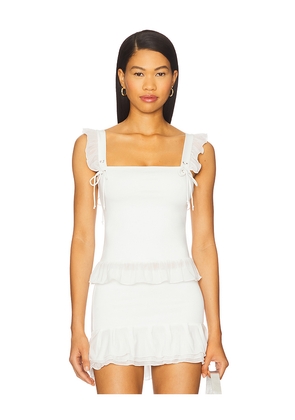 OW Collection x REVOLVE Elena Top in White. Size L. Also in M, S, XS.