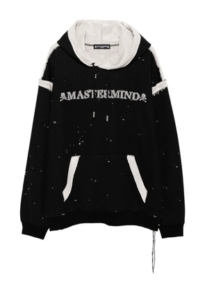 Mastermind World logo-print hoodie - Black