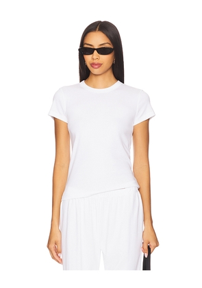 LESET Nando Slim Fit Tee in White. Size L. Also in XL, XS.