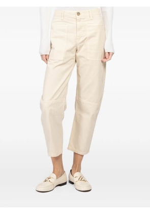 Velvet brylie belted trousers - Neutrals