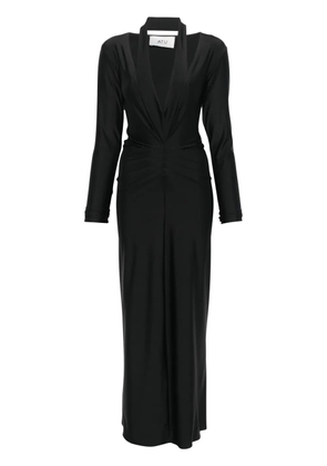 Atu Body Couture V-neck maxi dress - Black