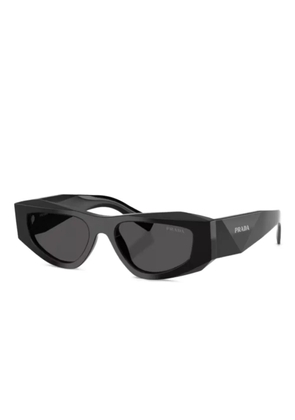 Prada Eyewear geometric-frame sunglasses - Black