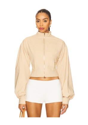 LIONESS Eclipse Jacket in Beige. Size L. Also in M, S, XL, XS, XXS.