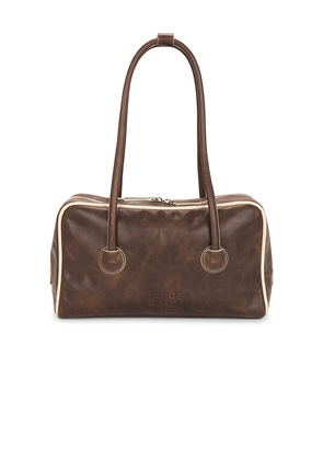 MARGESHERWOOD Soft Boston Bag in Brown.