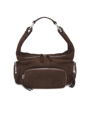 MARGESHERWOOD Mini City Hobo Bag in Brown.
