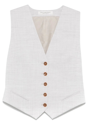 Philosophy Di Lorenzo Serafini textured waistcoat - Neutrals
