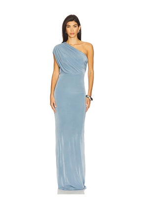 Michael Costello x REVOLVE Cabra Maxi Dress in Blue. Size L. Also in M, S, XL, XS, XXS.