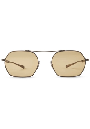 MR. LEIGHT Ryder S geometric-frame sunglasses - Silver