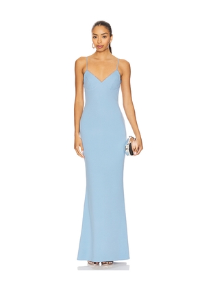 Katie May Vivian Gown in Baby Blue. Size L. Also in M, S, XS.