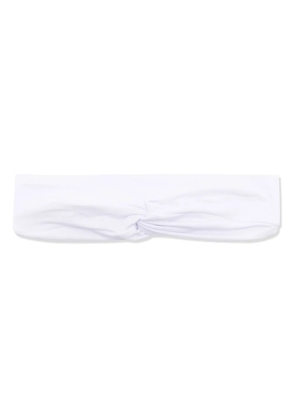 Lygia & Nanny Bethania twisted head band - White