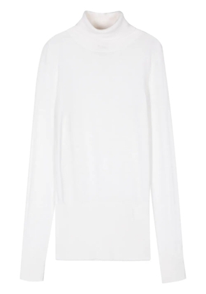 AERON roll-neck merino jumper - White