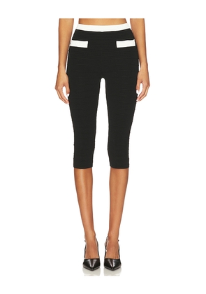 MAJORELLE Chanthra Capri in Black. Size L. Also in M, S, XL, XS, XXS.