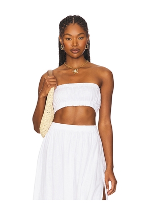 MIKOH Marlien Top in White. Size 1/S. Also in 2/M, 3/L.