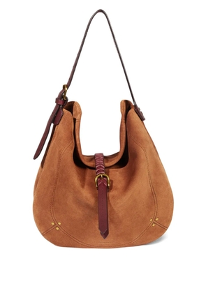 Jérôme Dreyfuss Luis studded detail cross body bag - Brown