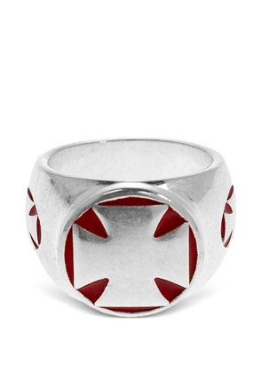 VETEMENTS cross ring - Silver