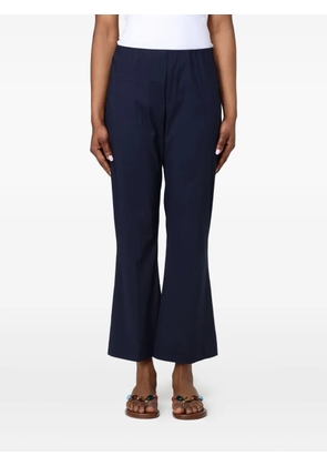 Liviana Conti cotton-blend trousers - Blue