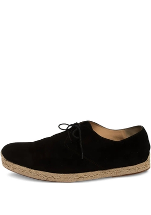 Christian Louboutin Pre-Owned suede espadrilles - Black