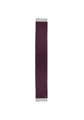 Paul Smith fringed zebra scarf - Purple