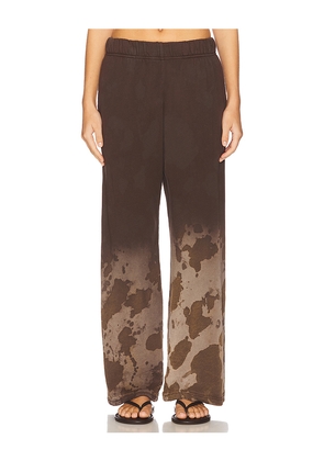 Michael Lauren Mabel Wide Leg Pant in Brown. Size L. Also in M, S, XL, XS.