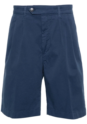 Canali mid-rise chino shorts - Blue