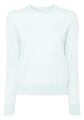 Maison Kitsuné baby fox patch regular fit jumper - Green