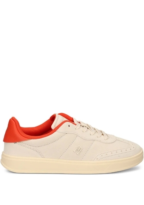 Tommy Hilfiger Heritage perforated leather sneakers - Neutrals