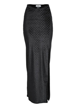Amir Slama stretch-design skirt - Black