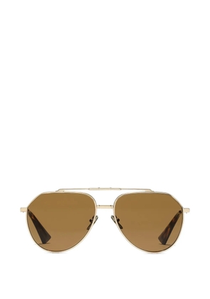 Dolce & Gabbana Eyewear geometric stefano sunglasses - Gold