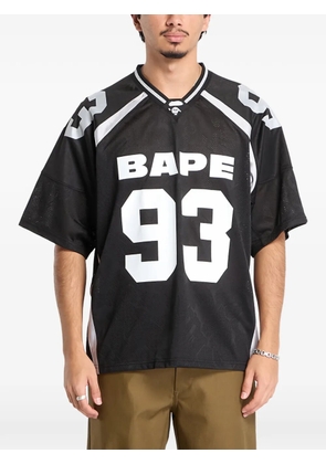A BATHING APE® Line Camo jacquard T-shirt - Black