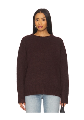 Line & Dot Hart Sweater in Burgundy. Size L. Also in S, XS.