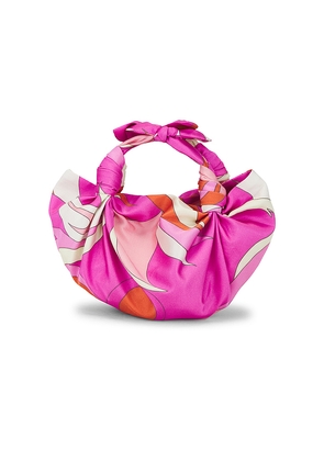 NLA Collection Mini Knot Bag in Pink.