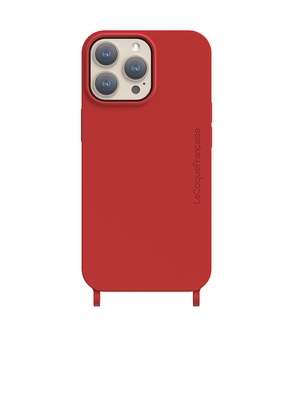 La Coque Francaise Soft Touch Rings Iphone 16 Pro Max Case in Burgundy.